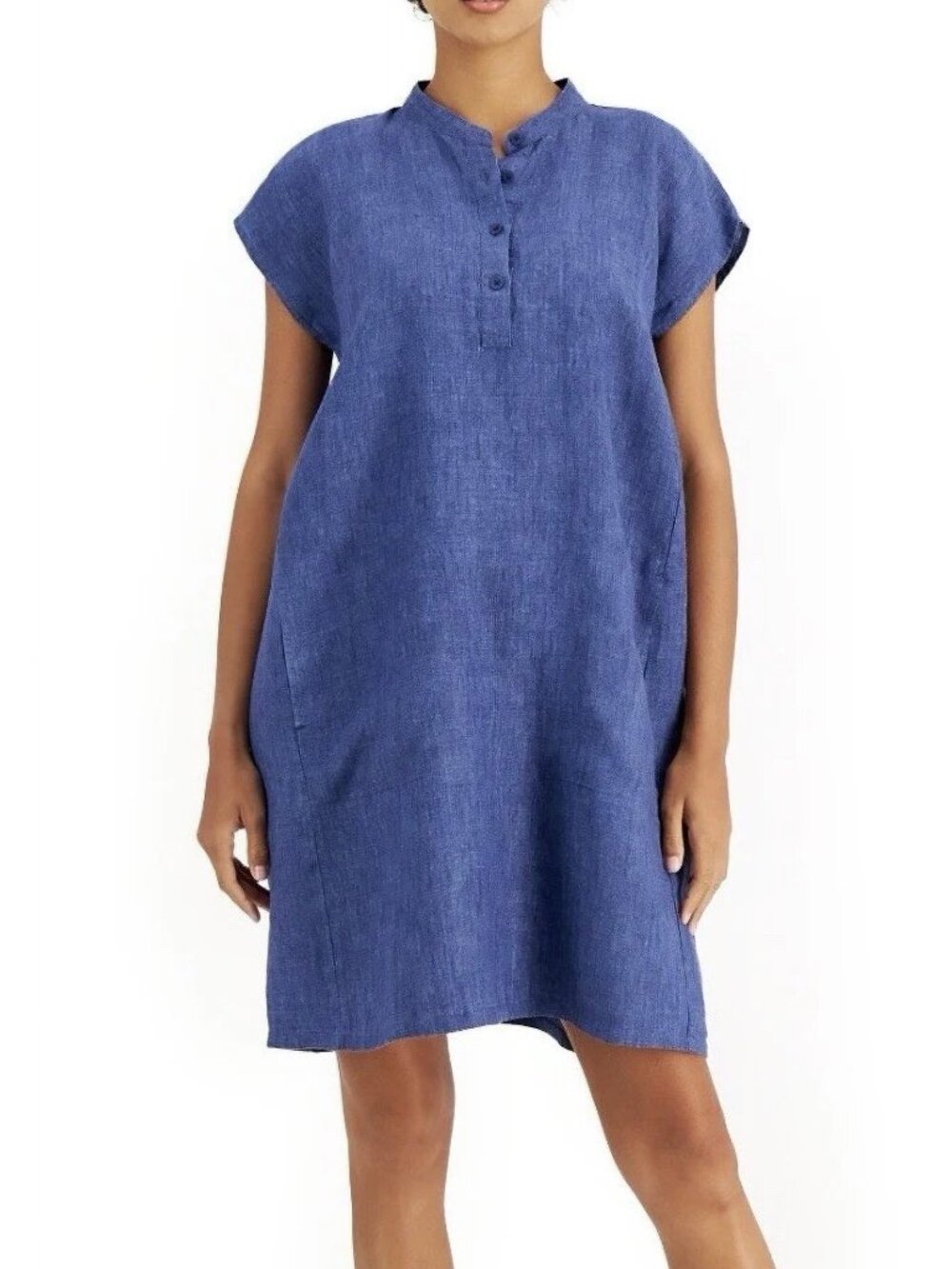 EILEEN FISHER Linen Dress – Size XS